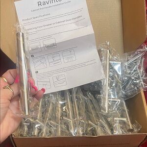 Ravinte Silver Cabinet Pull Handles